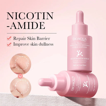 Suero de niacinamida BIOAQUA 30 ml: reduce las manchas oscuras, ilumina, hidrata y tonifica la piel.