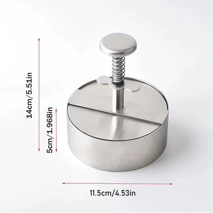 Prensa Hambúrgueres Aço Inox 304 Ajustável