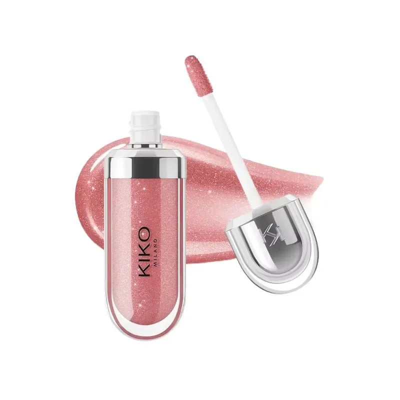 Brillo de labios KIKO 3D Hydra Mirror: brillante, perlado, voluminizador, intransferible
