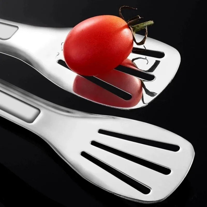 Pinça de Cozinha em Aço Inoxidável | Pinça para Churrasco e Sobremesas | Utensílio Profissional 24cm