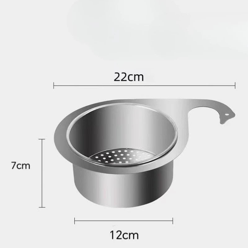 Cesta Drenagem Cisne Resistente - Organizador Pia Cozinha Montagem Bancada Economiza Espaço