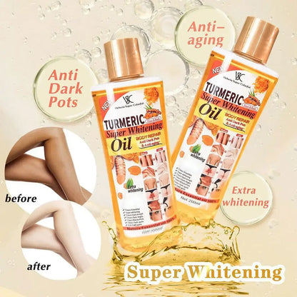 Aceite esencial de cúrcuma 200 ml – Masaje facial y corporal, hidratante, aromaterapia, iluminador, calmante