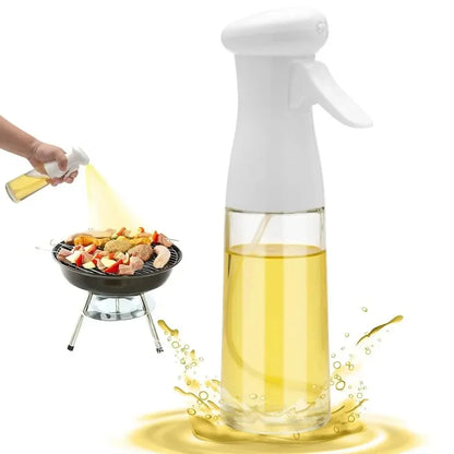 Spray de Óleo para Cozinha - Pulverizador Dispensador Azeite Reutilizável Grau Alimentar Vinagre