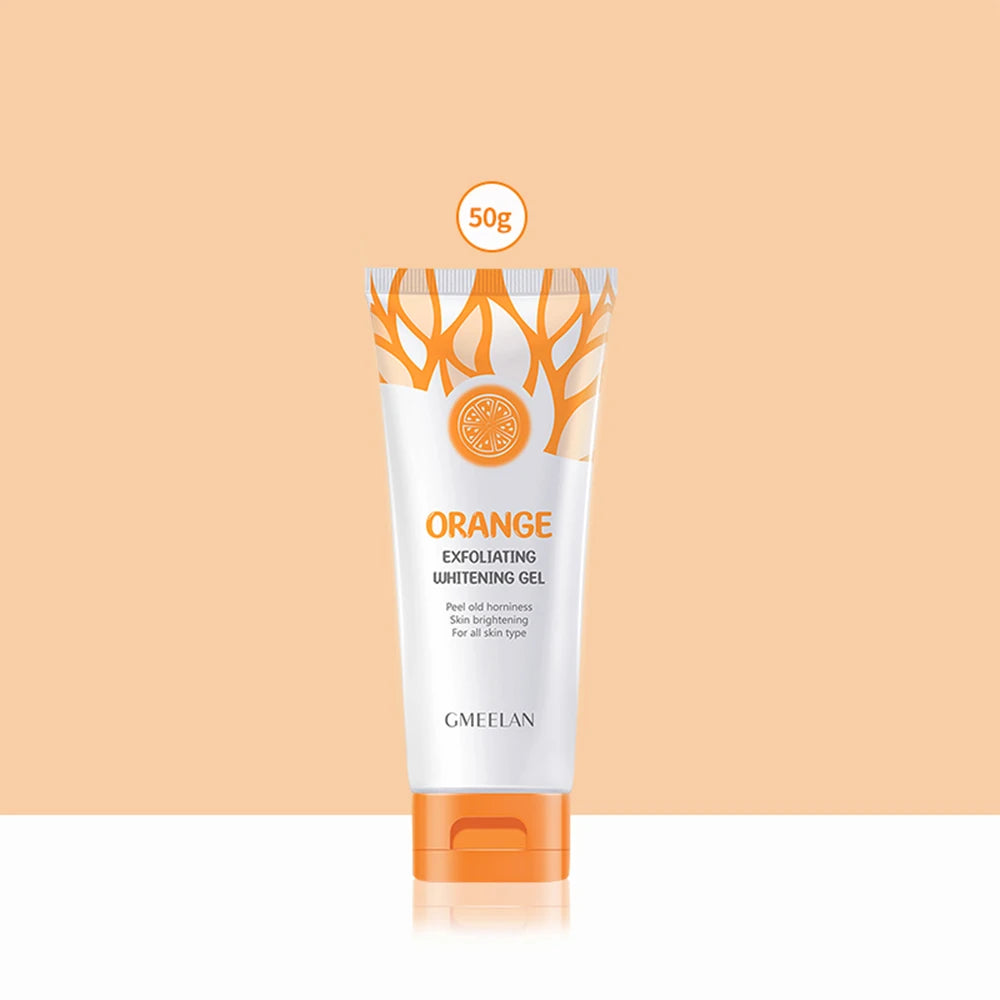 Gel exfoliante de naranja (50 g): elimina las células muertas, ilumina e hidrata. Cuidado coreano de la piel.