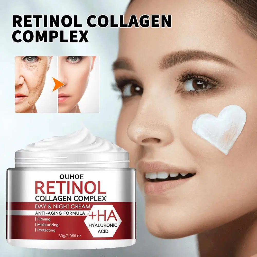 Crema de suero de retinol 30 g para el contorno de ojos: reafirmante, reafirmante, antienvejecimiento, reduce arrugas y líneas de expresión.