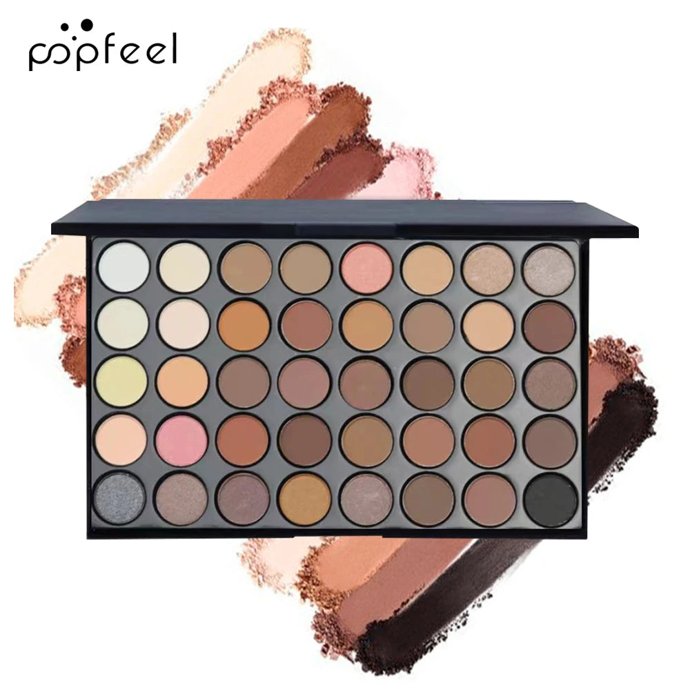 Kit Maquilhagem Olhos POPFEEL - Paleta Sombras e Acessórios