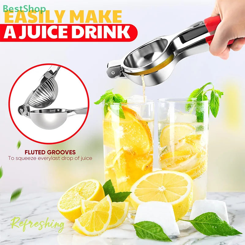 Espremedor Limão Manual Aço Inoxidável