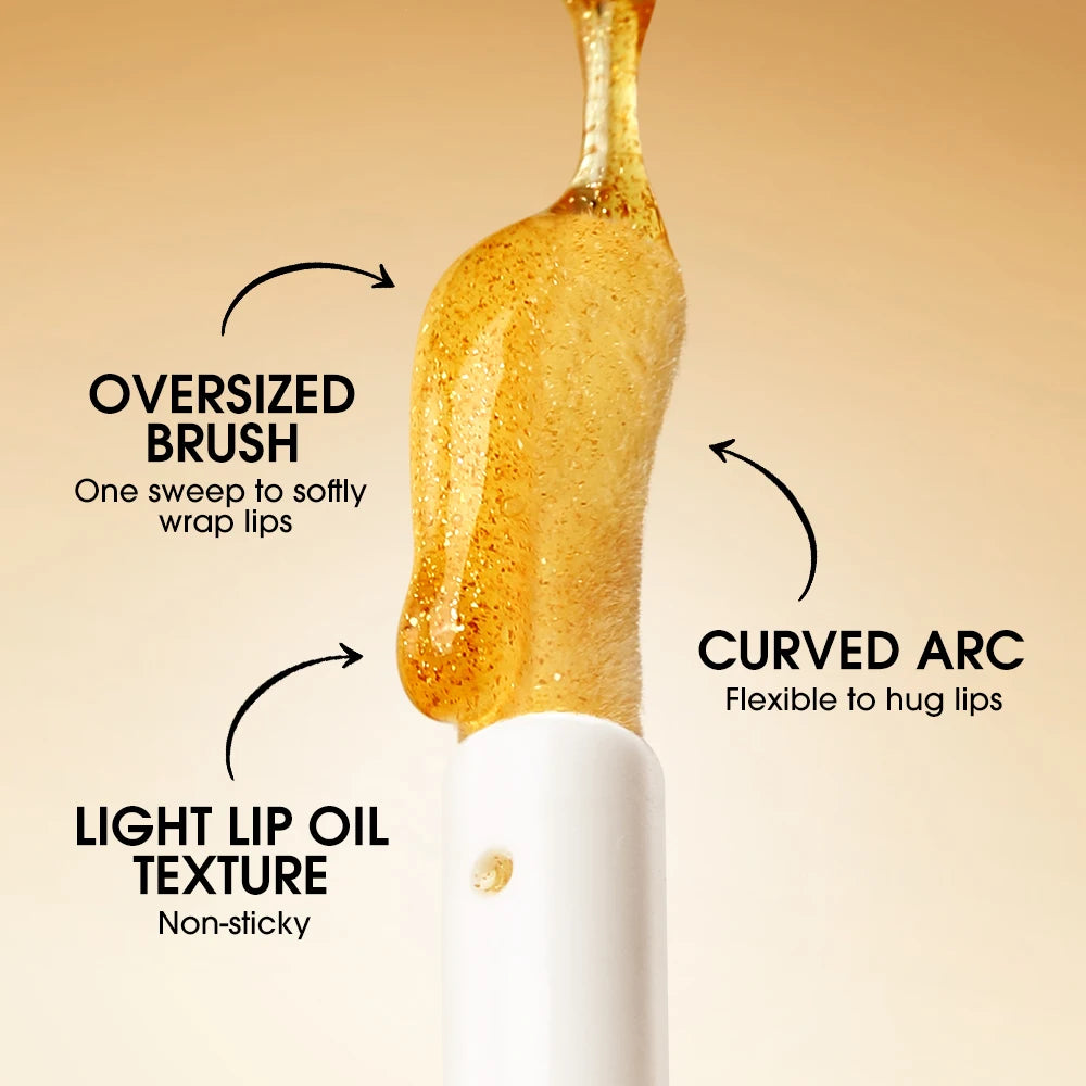 Óleo Labial O.TWO.O Volumizador com Glitter