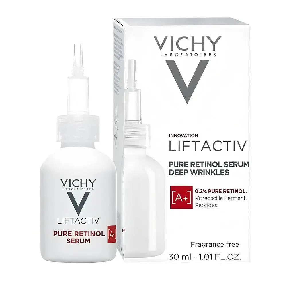 Crema Reparadora Facial Vichy con Ácido Salicílico 16% VC - Sérum de Retinol con Ácido Hialurónico B3