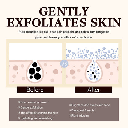 Mascarilla facial de té negro West&amp;Month: limpia los poros, ilumina y rejuvenece.