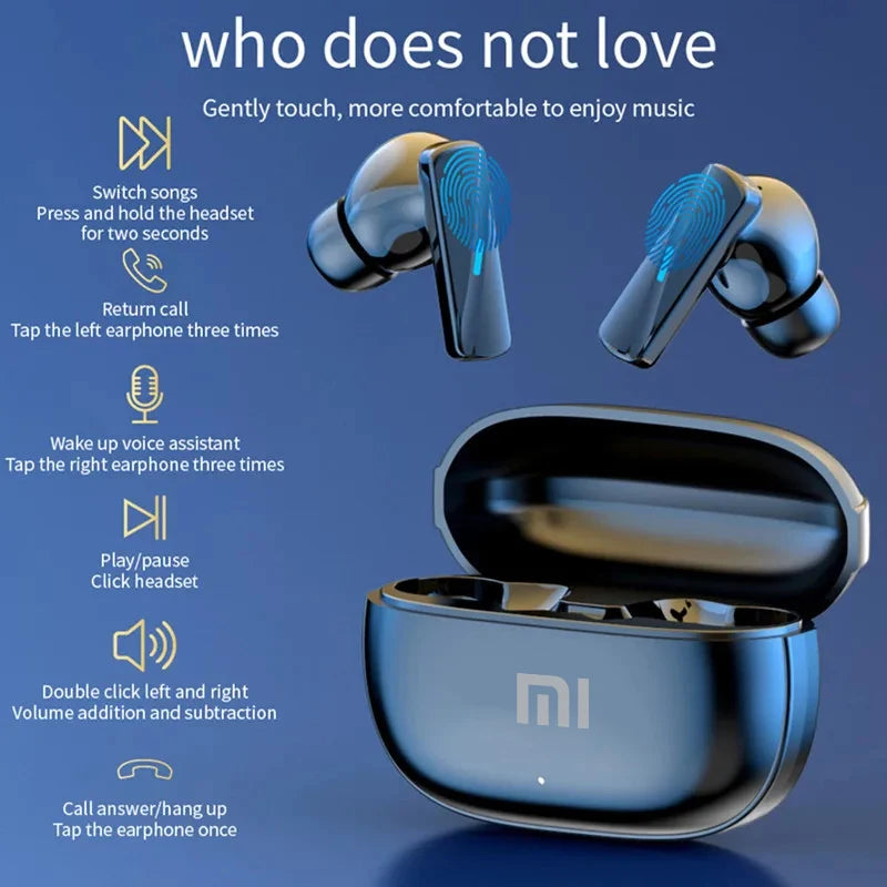 Xiaomi True Wireless Earbuds with Flip Case - Waterproof Bluetooth Headphones for Sports