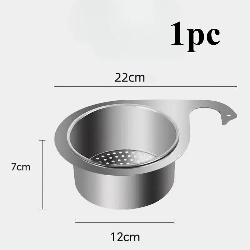 Cesta Drenagem Cisne Resistente - Organizador Pia Cozinha Montagem Bancada Economiza Espaço