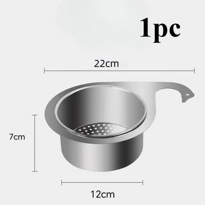Cesta Drenagem Cisne Resistente - Organizador Pia Cozinha Montagem Bancada Economiza Espaço