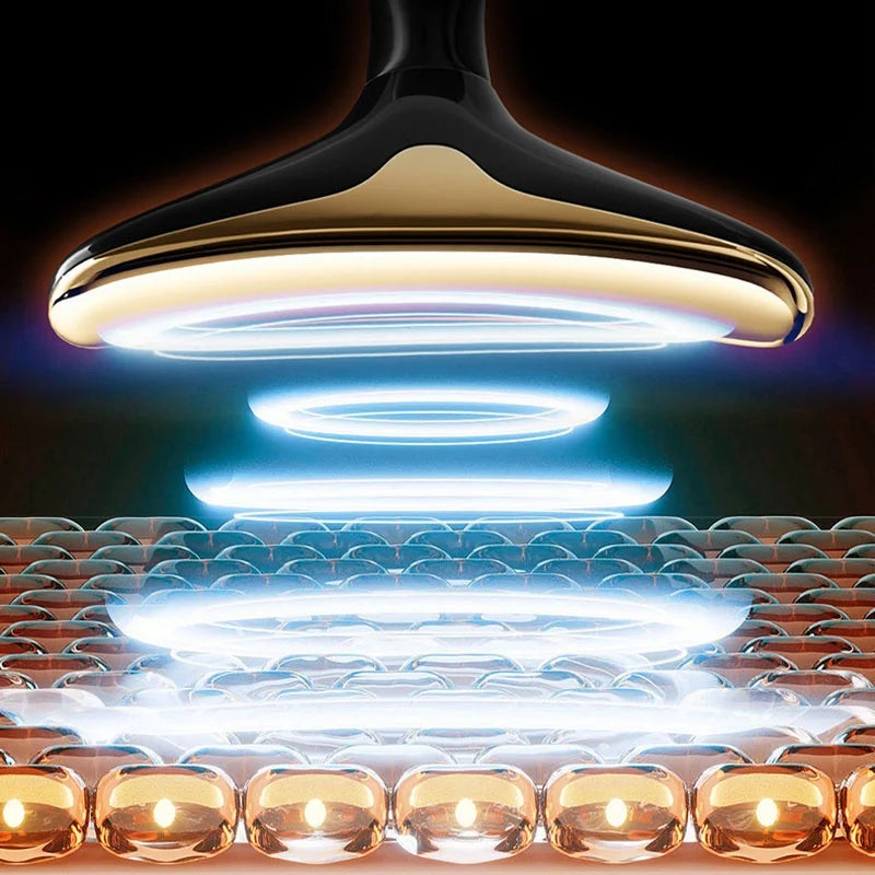 Dispositivo de Lifting Facial com Microcorrente | Massageador Anti-Envelhecimento | Rejuvenescimento da Pele | Pescoço, Rosto e Olhos