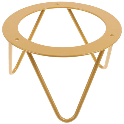 Suporte Base Tabuleiro Metal Expositor – Organizador Ovos Frutas Lanches Cristal Cozinha Casa