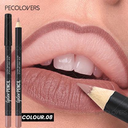 Lápis Labial 2 em 1 Mate – Longa Duração À Prova de Água Tom Pumpkin Spice Cores Ricas Natal