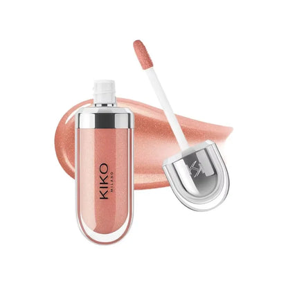 Brillo de labios KIKO 3D Hydra Mirror: brillante, perlado, voluminizador, intransferible