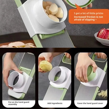 Manual Vegetable and Fruit Slicer – Grater, Cutter and Chopper | Potato and Vegetable Chopper | Practical Kitchen Accessory