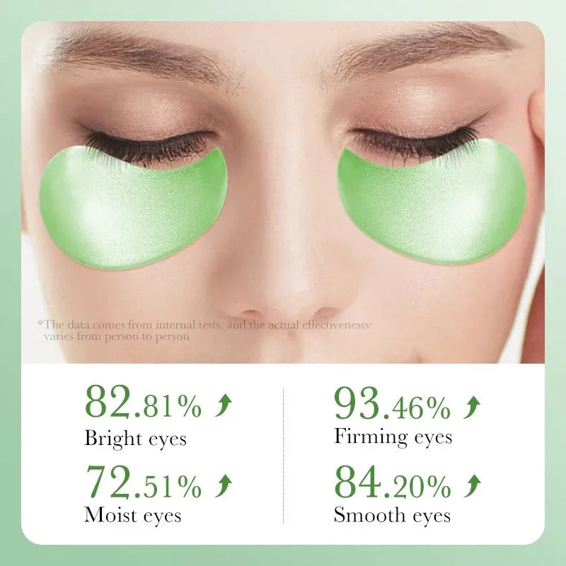 Máscaras de Olhos Aloe Vera e Colagénio 60pcs - Anti-Olheiras