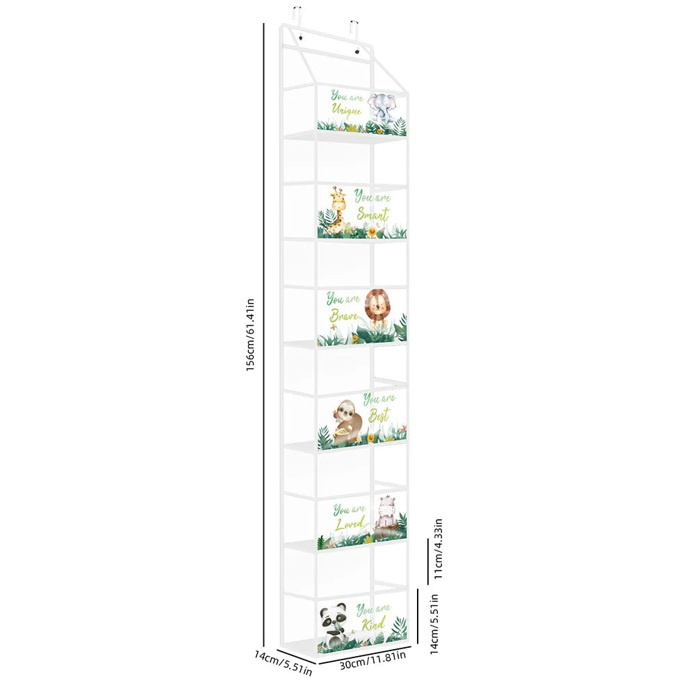 Bolsa de Armazenamento Multifuncional em Tecido – Organizador Suspenso de Múltiplas Camadas para Trás da Porta | Saco Suspenso para Diversos Itens