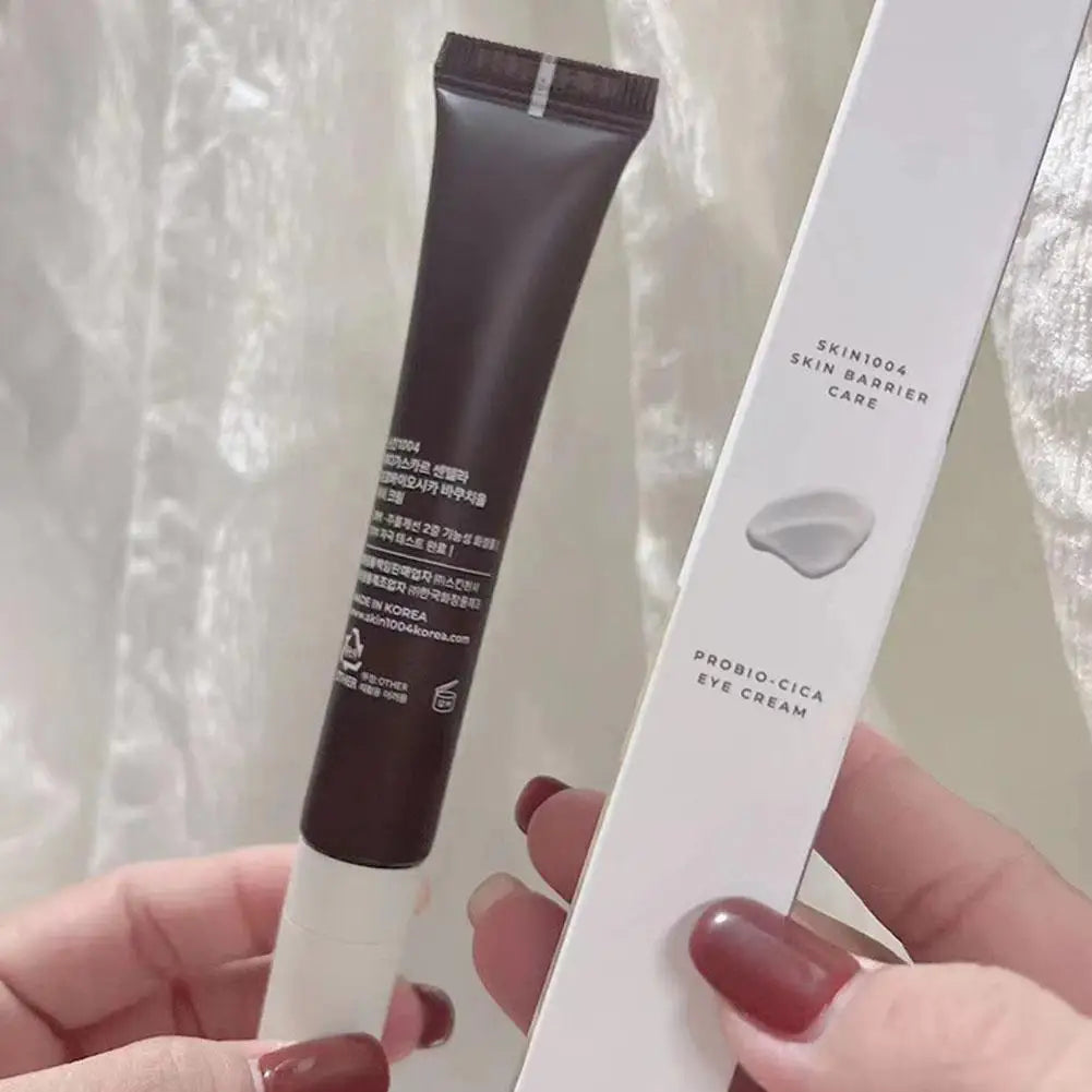 Crema probiótica para ojos con centella asiática (20 ml): antiarrugas, nutritiva, reparadora, reafirmante e hidratante.