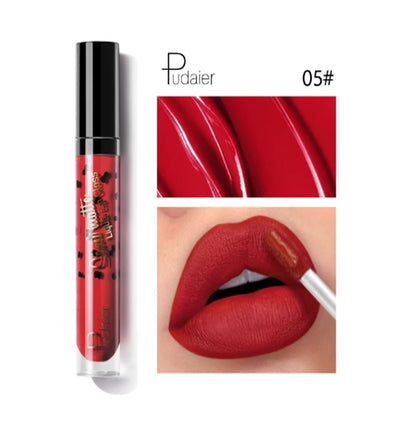 Batom Líquido Mate À Prova de Água Veludo