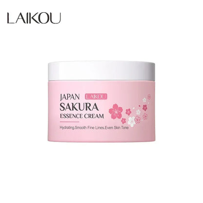 Crema facial LAIKOU Sakura Japan: hidratante, iluminadora, nutritiva, control de grasa y reparadora.