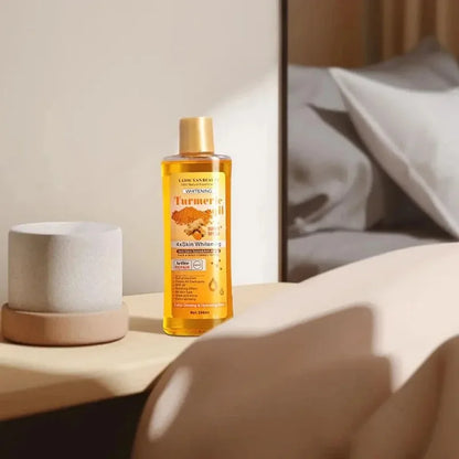 Aceite esencial de cúrcuma y jengibre 200 ml – Hidratación profunda | Sérum facial nutritivo y calmante | 1 o 2 unidades