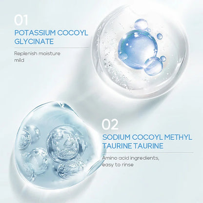 Gel Limpeza LAIKOU Leite 50g – Aminoácidos Espuma Rica Controlo Oleosidade Pele Seca Mista