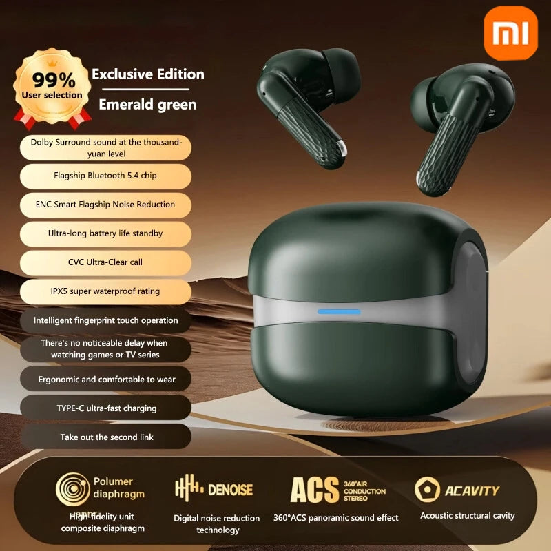 Xiaomi TWS 5.3 Headphones with HD Microphone - HiFi Stereo Bluetooth Headphones for iPhone and Android