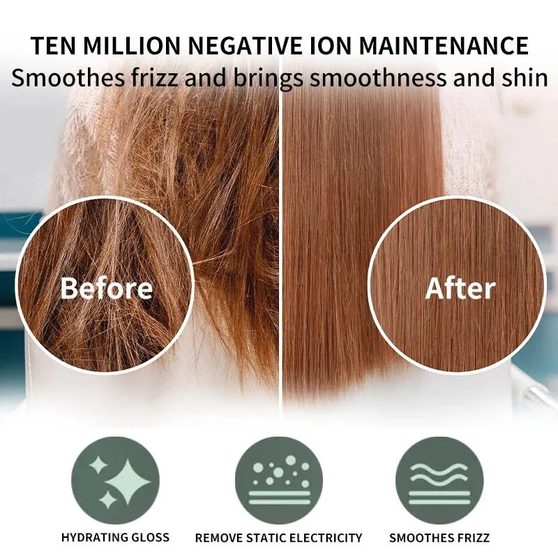 Escova Alisadora Elétrica Secador 2 em 1