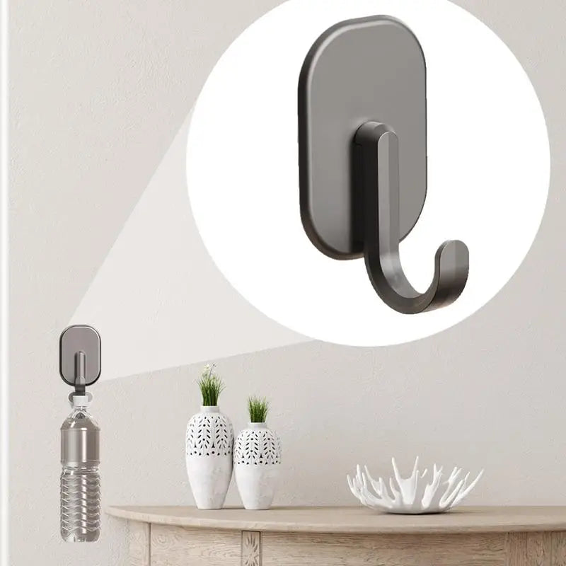 Reinforced Magnetic Hook – Strong Support for Kitchen, Refrigerator, Keys, and Towels | No Drilling Required Installation | Multifunctional Hook for Bathroom and Organization