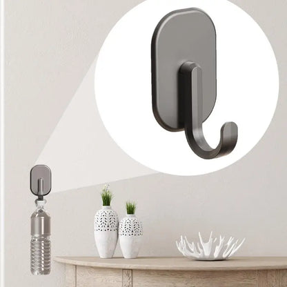 Reinforced Magnetic Hook – Strong Support for Kitchen, Refrigerator, Keys, and Towels | No Drilling Required Installation | Multifunctional Hook for Bathroom and Organization