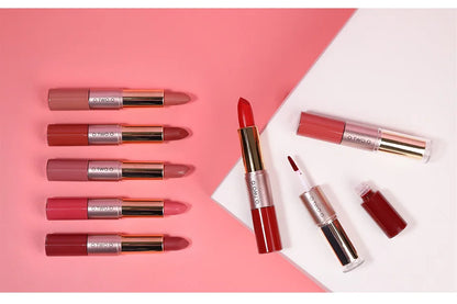 Batom 2 em 1 Matte e Gloss 12 Cores