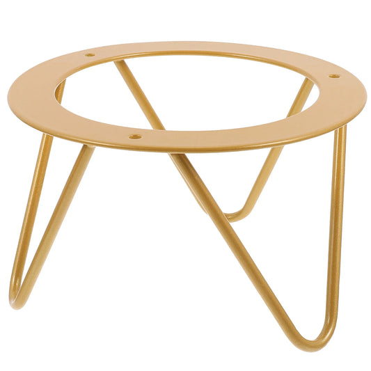 Suporte Base Tabuleiro Metal Expositor – Organizador Ovos Frutas Lanches Cristal Cozinha Casa