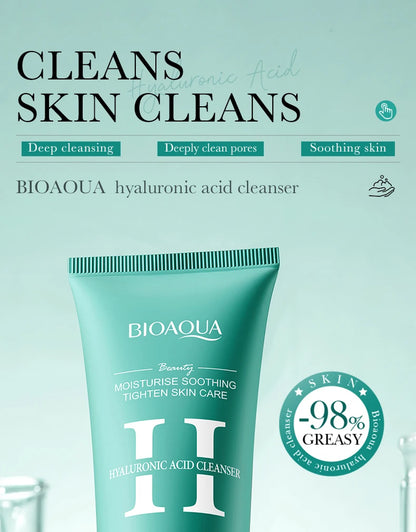 Gel Limpeza Facial BIOAQUA Ácido Hialurônico
