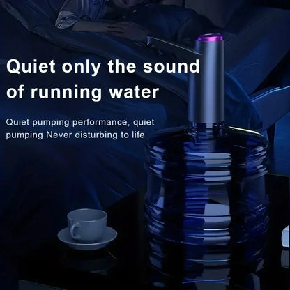 Bomba de Água Elétrica USB Recarregável | Dispensador Automático para Garrafão | Sem Fios Portátil