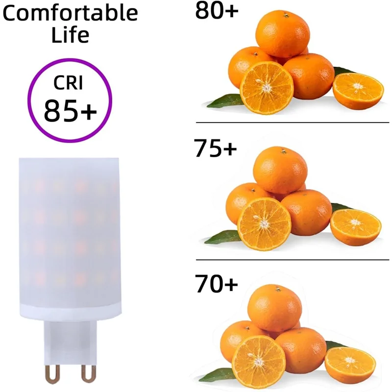 Lâmpadas LED Inteligentes Premium Tuya WiFi G9 6W Kit 2 Smart Home Regulável Controlo Voz Alexa