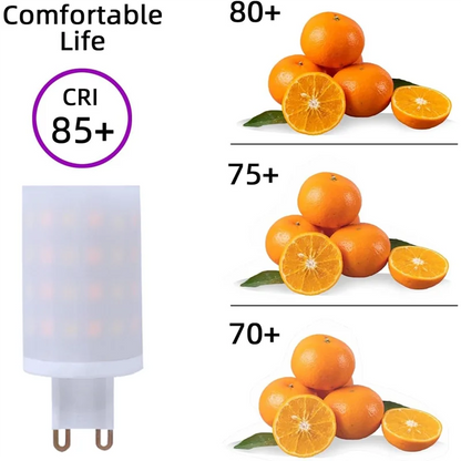 Lâmpadas LED Inteligentes Premium Tuya WiFi G9 6W Kit 2 Smart Home Regulável Controlo Voz Alexa