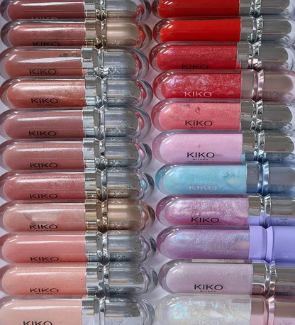 Brillo de labios KIKO 3D Hydra Mirror: brillante, perlado, voluminizador, intransferible
