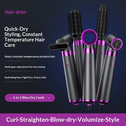 Secador Modelador 5 em 1 com Motor AC