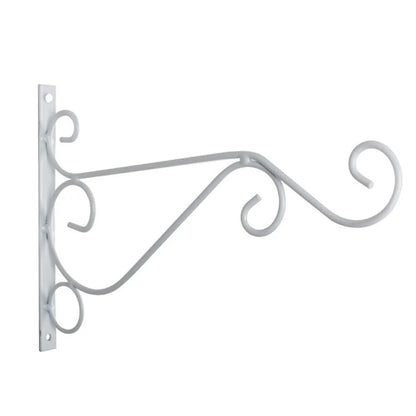 Suporte Parede Cesta Flores Gancho Preto