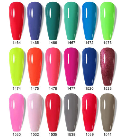 NAILCO Gel Nail Polish 15ml UV/LED Hema/TPO Free – Professional Semi-Permanent Base and Top Coat