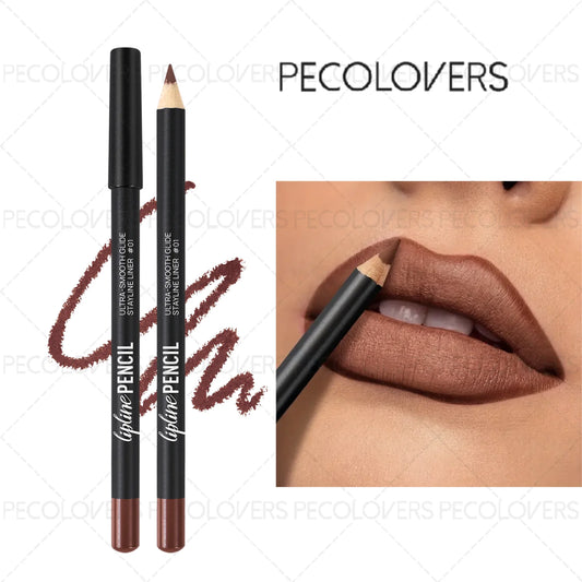 Lápis Labial 2 em 1 Mate – Longa Duração À Prova de Água Tom Pumpkin Spice Cores Ricas Natal