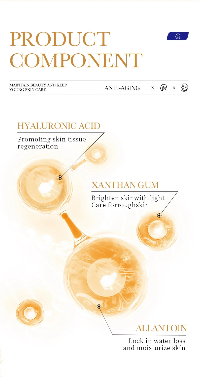 Máscara Facial Colágeno Antirrugas 10un