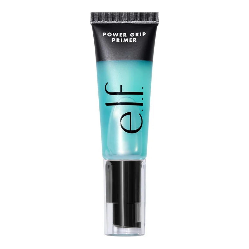 Prebase hidratante en gel Power Grip de ELF: fijación duradera del maquillaje y textura perfecta.