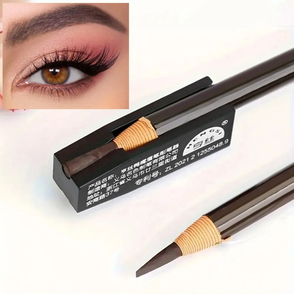 Lápis Sobrancelhas Profissional Micro Afiador – Efeito Longa Duração Ferramenta Escultura Bico Pato