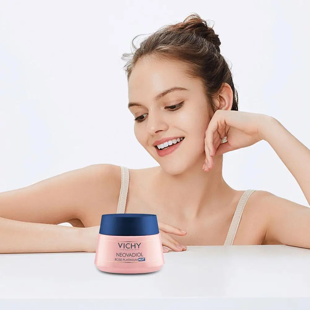 Crema de Noche Vichy Peptide Collagen – Hidratante. Calma la piel dañada. Mejora la firmeza y la sequedad. Revitaliza e ilumina.