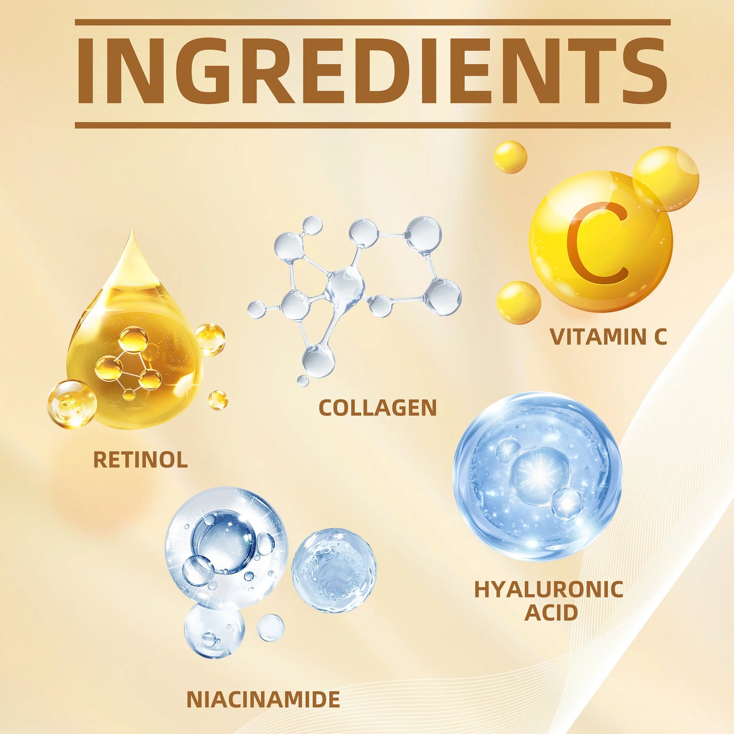 Creme Firmeza Instantânea Ottilavie 6 em 1 – Hidrata, Firma e Suaviza | Não Oleoso | Todos os Tipos de Pele