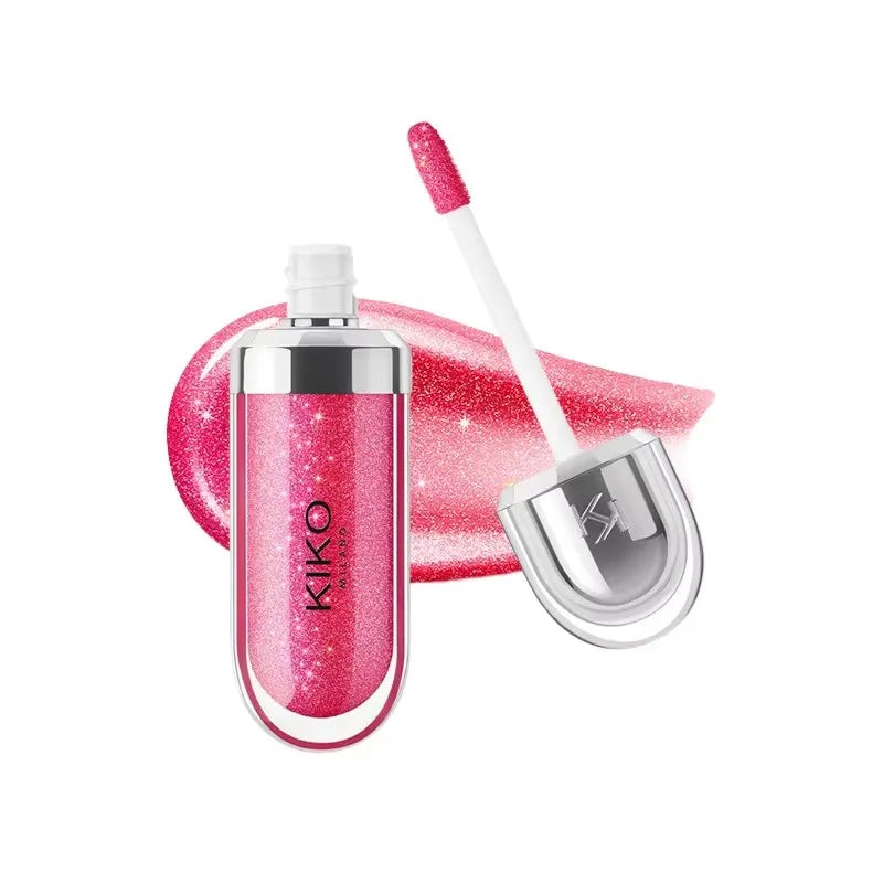 Brillo de labios KIKO 3D Hydra Mirror: brillante, perlado, voluminizador, intransferible